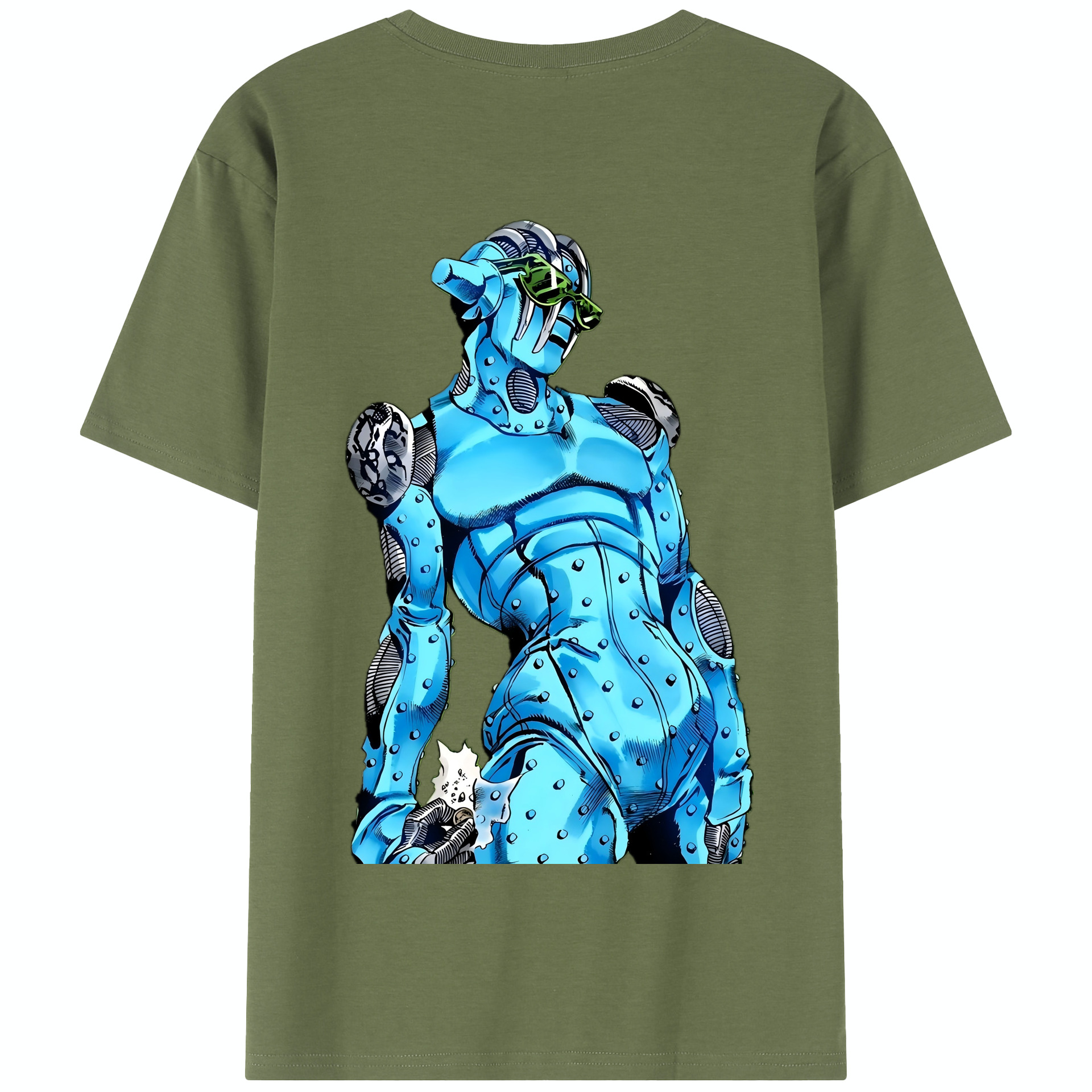 （画像用） ジョジョの奇妙な冒険 JoJo's Bizarre Adventure 綿100％半袖Tシャツ（背面プリント）